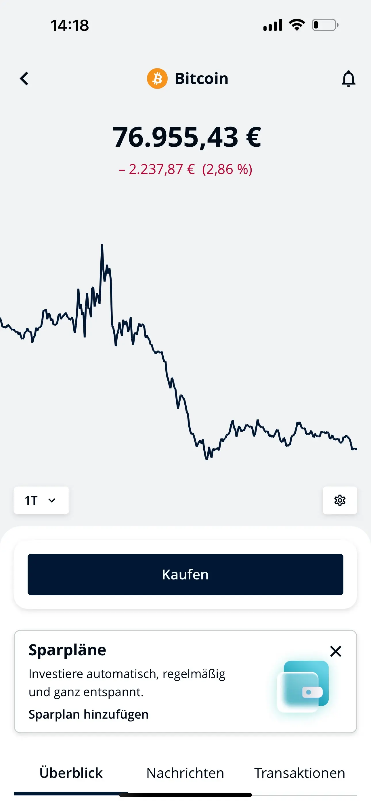 Der gesamte Kaufprozess bei Bison ist übersichtlich, sodass sich auch absolute Einsteiger mühelos zurechtfinden. 