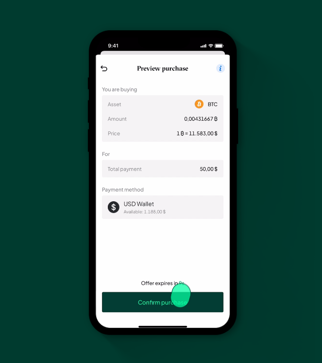 Die Bitstamp App ist übersichtlich gestaltet, auch Anfänger finden dort schnell Zugang. 