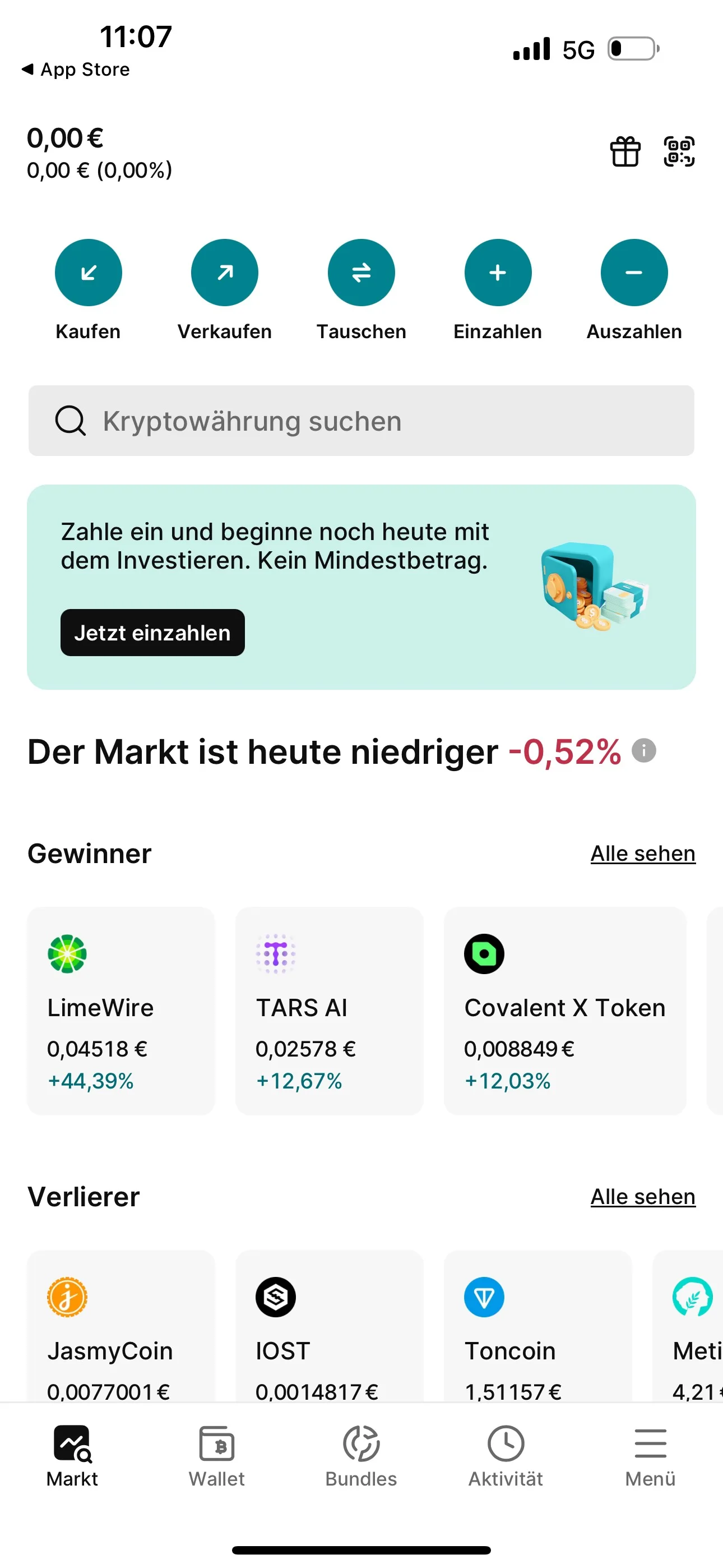 Finst ist eine übersichtliche und einsteigerfreundliche Krypto-Börse. 