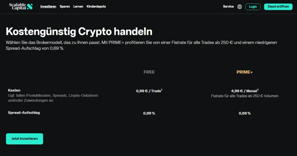 Je nach Anleger-Typ kannst Du bei Scalable Capital das richtige Broker-Modell für Dich auswählen.