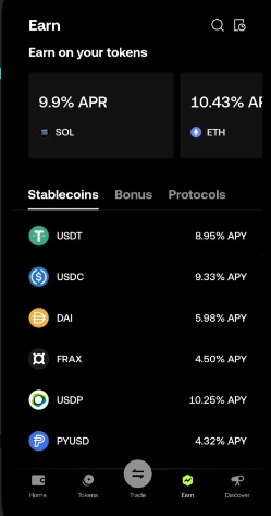 Zudem sind auch Staking-Funktionen in die OKX Wallet integriert. 