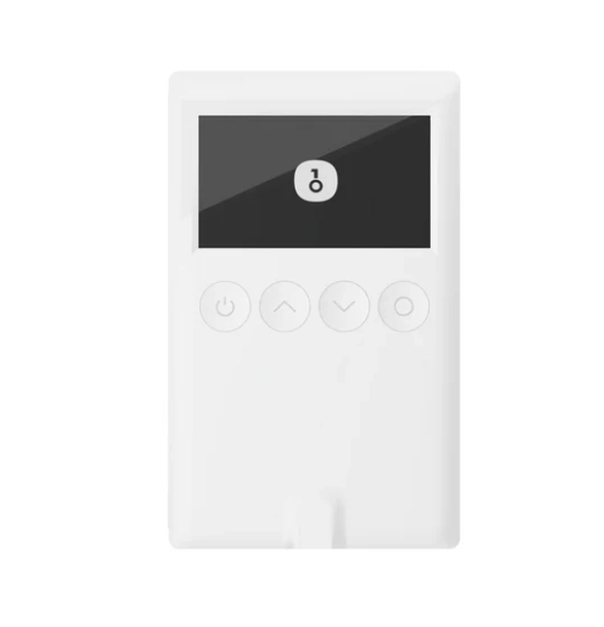 Die Hardware-Wallt ist schlicht gehalten und besonders leicht, da sie ohne Batterie auskommt. 