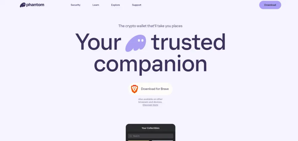 Die Phantom Wallet kannst du ganz einfach über die Website des Anbieters herunterladen, oder aber in einem entsprechenden App Store. 