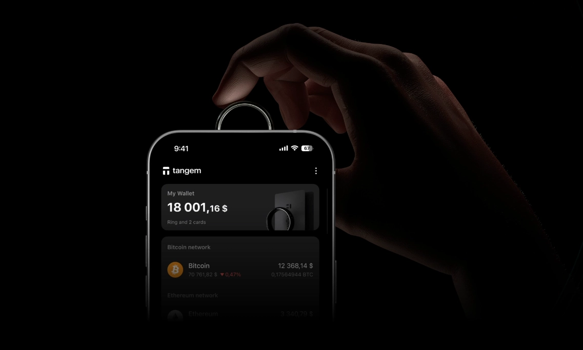 Neben dem Tangem Ring überzeugt auch die App des Anbieters. 